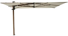 Madison Braga zweefparasol 355x300 cm - mellow champagne olefin - teakhoutlook frame
