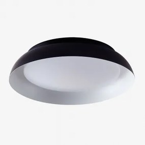 Led Plafondlamp Van Staal Azanuy Zwart - Sklum
