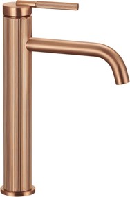 Wastafelkraan Rea Argon Brush Copper high