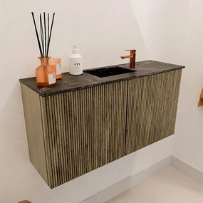 Mondiaz Joya DLux 80cm toiletmeubel dusk met wastafel faye midden 1 kraangat lava