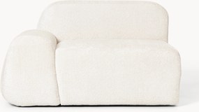 Hoekmodule Wolke van teddy-bouclé