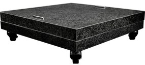 AVH Parasolvoet 150 kg met 4 wielen zwart graniet