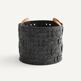 Mand van geweven vilt, 35,5 cm hoog, SÉRA