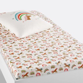 Hoeslaken in biologisch katoen, Licorne