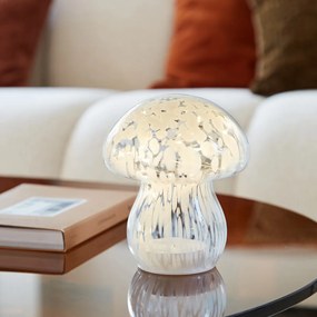 Decoratieve glazen ledlamp in paddenstoelvorm Onoki