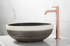 Saniclear Copper verhoogde toiletkraan koper geborsteld