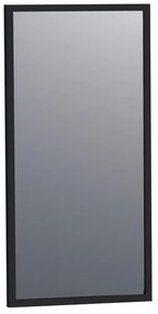 BRAUER Onyx spiegel - 40x80cm - rechthoekig - zwart geborsteld frame SP-ON40RHZ