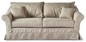 Rivièra Maison - Bond Street Sofa 2,5 Seater, oxford weave, anvers flax - Kleur: beige