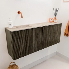 Mondiaz Joya DLux 100cm toiletmeubel shadow met wastafel faye links zonder kraangat frappe