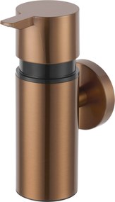 Saqu Nemo zeepdispenser 5,5x9,8x14cm geborsteld brons koper pvd-coating