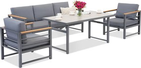 Guarda Apetito 5 Garden Point stalen tuinmeubelen antraciet