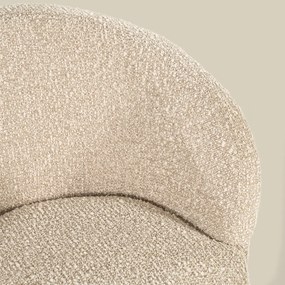 Eleonora Livia Eetstoel Hout Frame Taupe