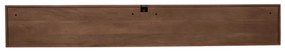 Starfurn Madison Walnut Zwevend Tv-meubel Walnoot Ribbels 200 Cm - 200x35x30cm.