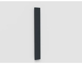 Royal plaza Mantua designradiator 22,5x180cm 723watt mat zwart