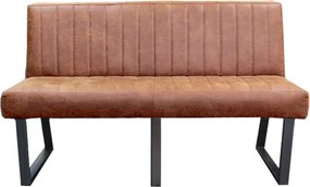 Eetkamerbank - Hengelo - leer Missouri cognac 03 - 220 cm