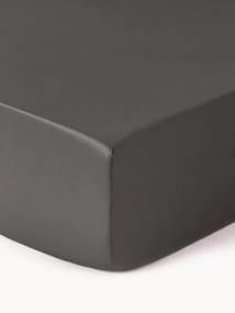 Katoensatijnen hoeslaken Premium