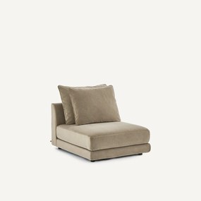 Modulaire bank in stonewashed fluweel, TIBERIO
