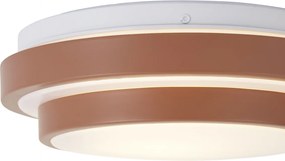 Moderne plafondlamp sienna met wit 25cm IP44 - Walden