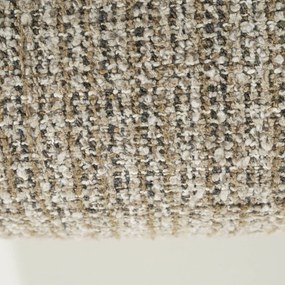 Draaibare Fauteuil Taupe Met Walnoot Hout