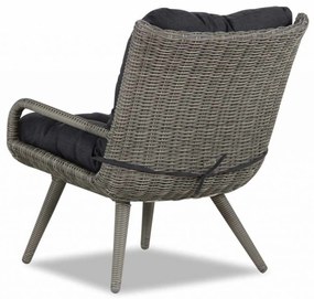 Bistroset 2 personen  Wicker Grijs Garden Collections Dover