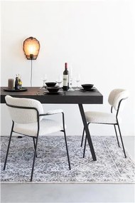 House of Rebels Eetkamerstoel - Roos - Zwart/Boucle - House of Rebels