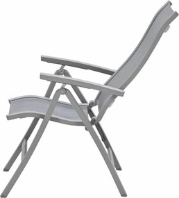 Garden Impressions Hilly tuinstoel verstelbaar taupe - 2 stuks