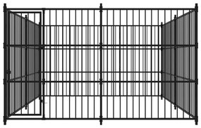 vidaXL Hondenkennel voor buiten 300x300x185 cm