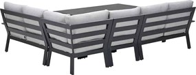 Garden Impressions Camilo lounge dining set 6-delig rechts - donker grijs