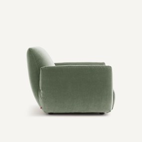 Fauteuil in fluweel, Spogano