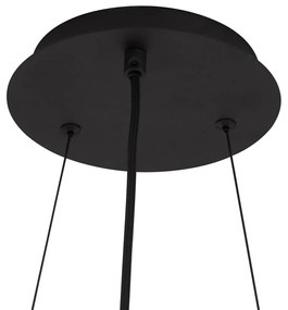 Industriële hanglamp zwart 7-lichts - Knight