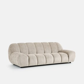 4-zits bank van dik fluweel Nuria