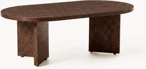 Ovale houten salontafel Toni