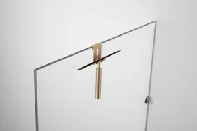 Saniclear Brass badkamer raam wisser 25cm geborsteld messing mat goud
