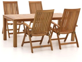 Sunyard Oxford 200cm dining tuinset 5-delig verstelbaar