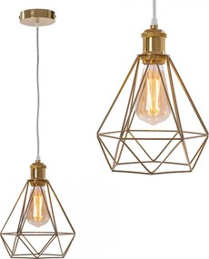 HANGLAMP DIAMOND Licht Goud 392197