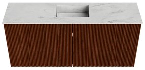 Mondiaz Joya DLux 90cm toiletmeubel ruby met wastafel faye midden zonder kraangat opalo