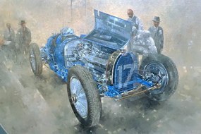 Miller, Peter - Kunstdruk Type 59 Grand Prix Bugatti, 1997, (40 x 26.7 cm)