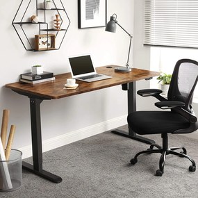 Nancy's Kingman Bureau - Elektrisch Verstelbaar - Zit-Statafel - Werkplek - Industrieel - 140 x 70 cm