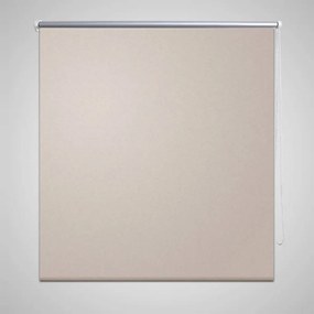 vidaXL Rolgordijn verduisterend 120x230 cm beige