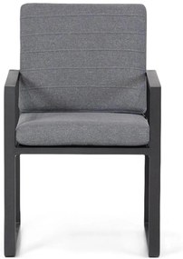 Tuinset 4 personen 160 cm Aluminium Grijs Santika Furniture Santika