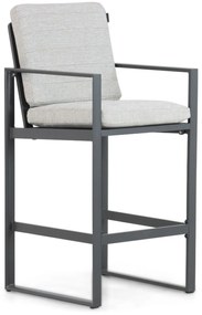 Barstoel Aluminium Grijs-antraciet Lifestyle Garden Furniture Nuno