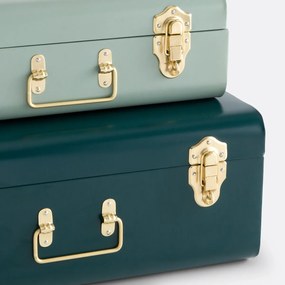 Set van  metalen koffers, Masa