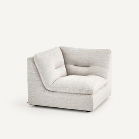 Modulaire 90° hoek in jaspé stof, GIULIANO