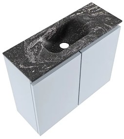 Mondiaz Ture DLux toiletmeubel 60cm clay met wastafel lava midden met kraangat