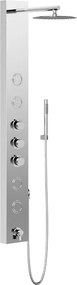Mexen Ivo douchepaneel met uitloop, chroom - 7608-03-00