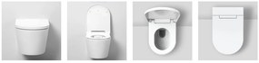 Clou Clever douche wc met turboflush en softclose zitting wit glans