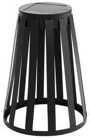 Buiten tafellamp zwart incl. LED 3-staps dimbaar solar en oplaadbaar - Penny