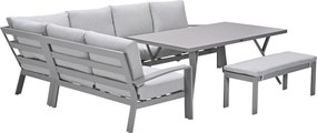 Garden Impressions Camilo lounge dining set 6-delig – taupe - Valley sand