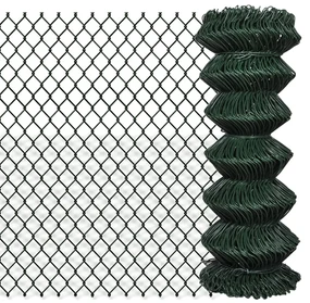 vidaXL Gaashek 1x15 m staal groen