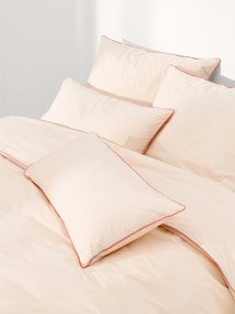 Perkal katoenen dekbedovertrek Daria met bies